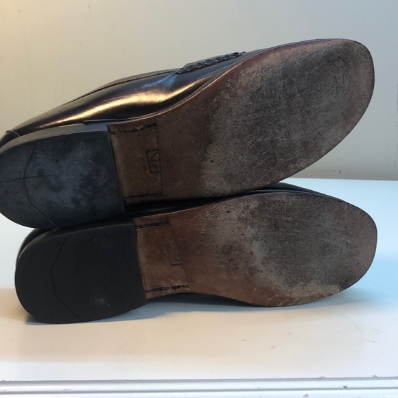 Cole Haan Burgundy Pinch Tassel Loafer Size 10 - Picture 8 of 11